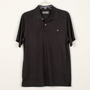 Callaway Mens Black Golf Shirt - Short Sleeve